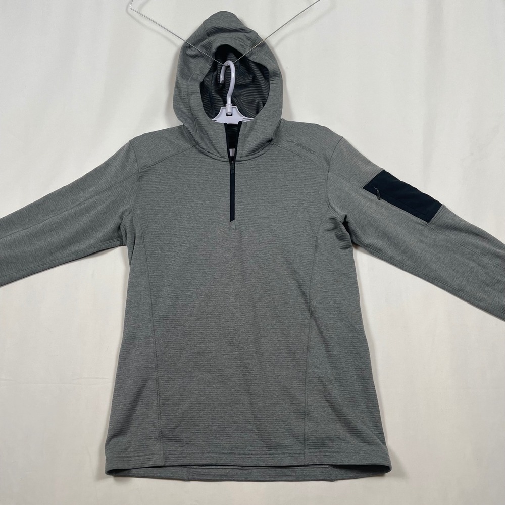 Brooks Running Pullover Hoodie Half Zip Long Sleeve Athletic Top Small